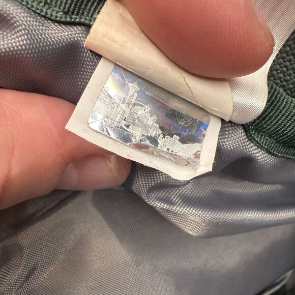 JanSport Right Pack JS00TYP7 Leather Bottom Backpack Green Laptop Bag 15” - Picture 11 of 14